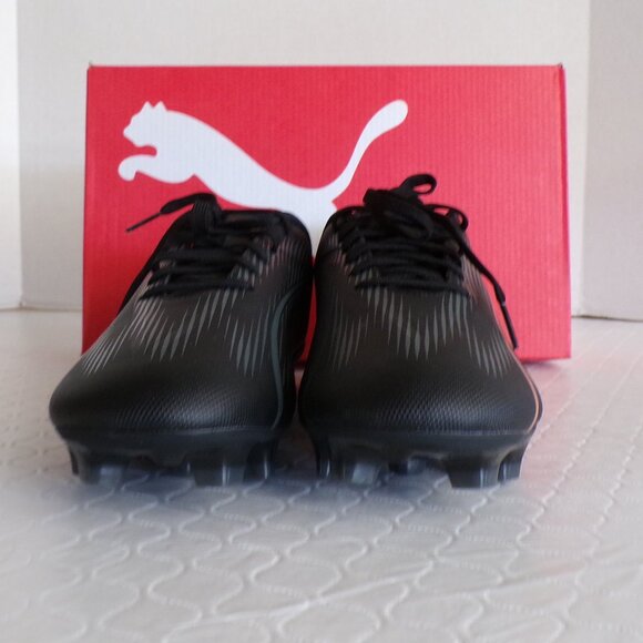 PUMA MEN'S BRAND NEW ULTRA PLAY FIRM GROUND FG BLACK AND ROSE SOCCER CLEATS - Picture 12 of 15